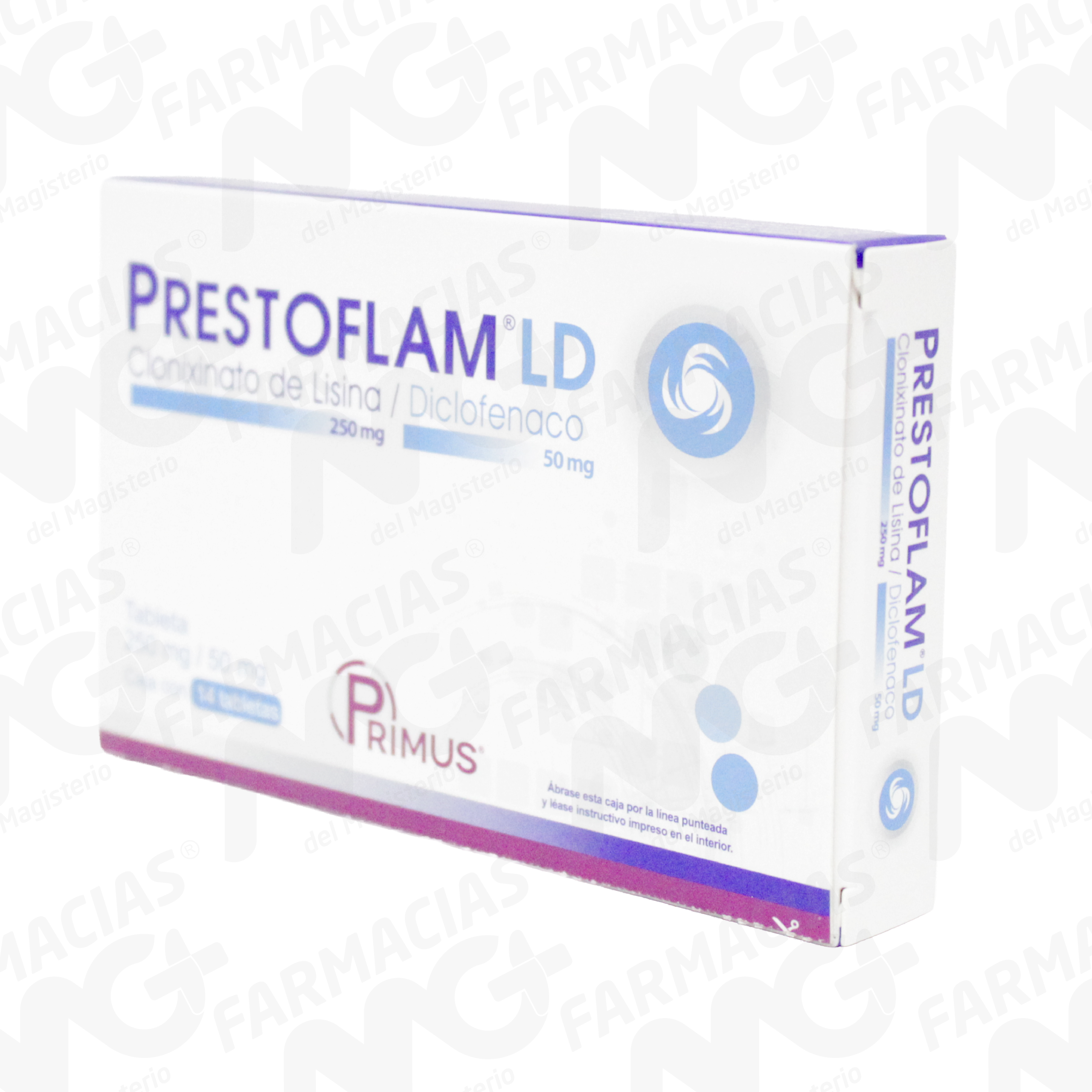 PRESTOFLAM LD250/50 MG TAB 14