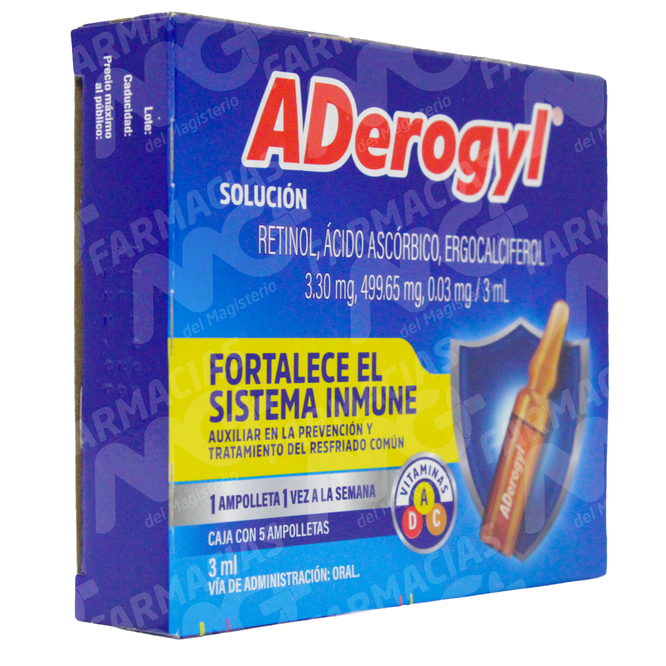 ADEROGYL 15 ORAL 5X3 ML