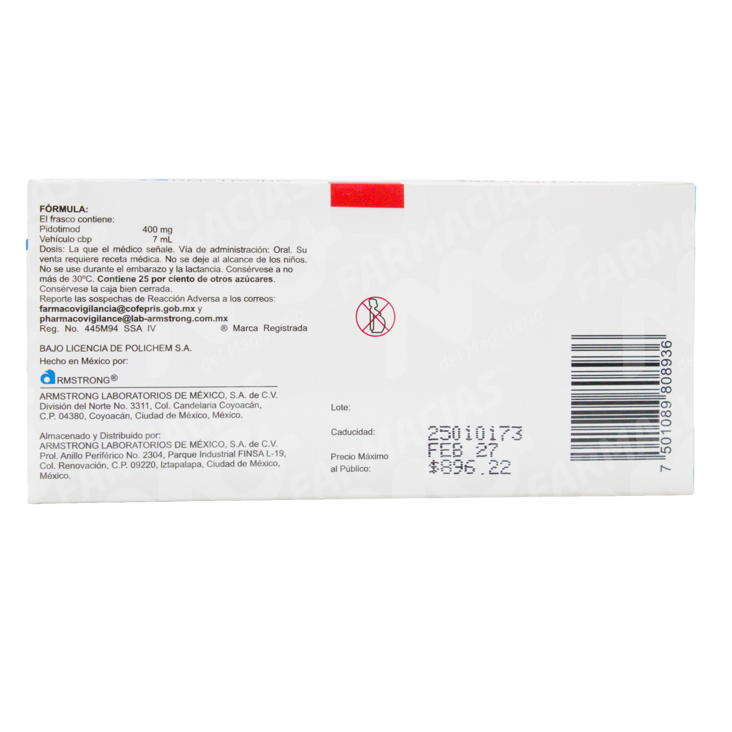 ADIMOD 400 MG SOL 7 MLX10