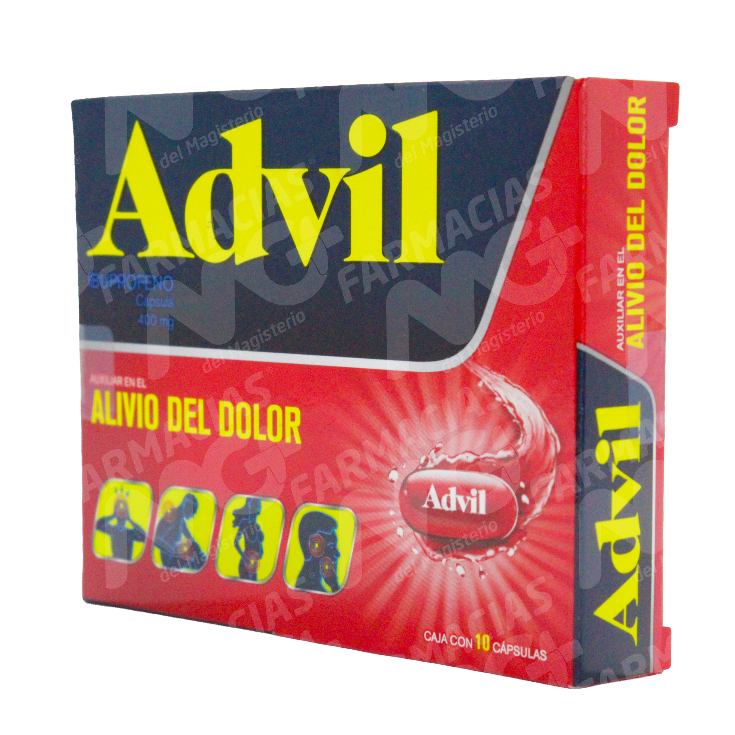 ADVIL MAX 400 MG CAPS 10